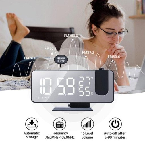 Led Digital Projection Alarm Clock