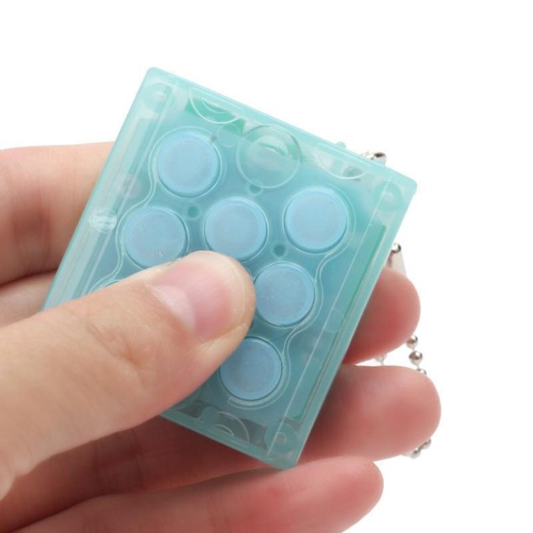 Endless Bubble Wrap, Anti-Stress Toy Electronic Bubble Wrap Keychain ...