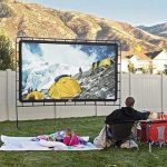 Portable Giant Outdoor Movie Screen 60-150 inches Foldable Projector ...