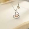 Gift To My Mommy - Baby Feet Heart Pendant Necklace