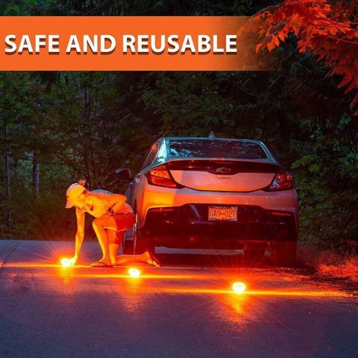 Magnetic Emergency Road Safety Flares