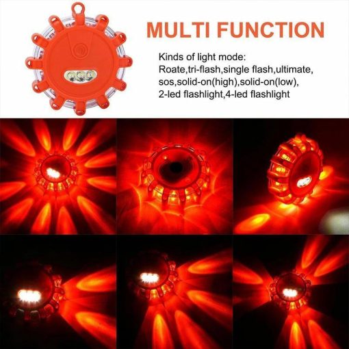 Magnetic Emergency Road Safety Flares