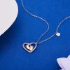 Gift To My Mommy - Baby Feet Heart Pendant Necklace