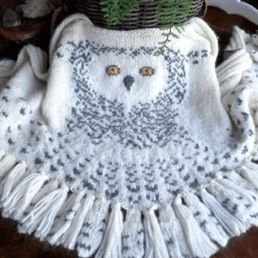 Retro Owl Scarf