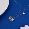 Gift To My Mommy - Baby Feet Heart Pendant Necklace