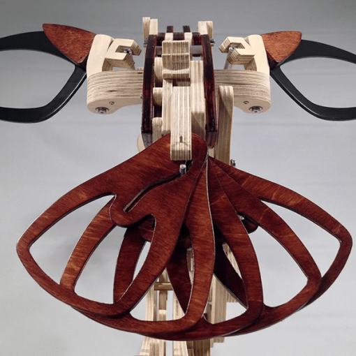 Magical Wooden Kinetic Hummingbird Sculpture