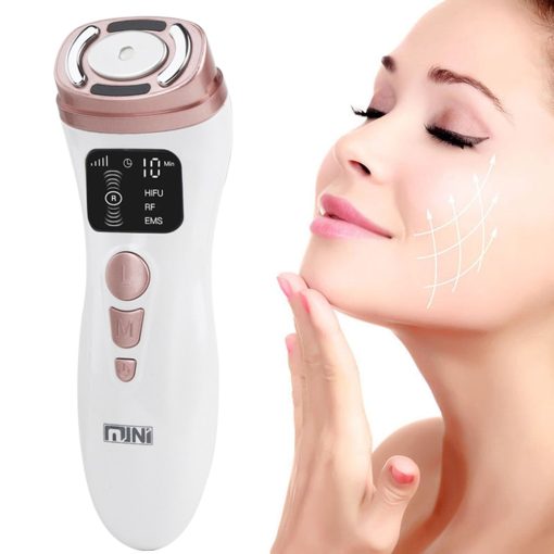 Mini Bipolar Hifu Ems Microcurrent Machine Rf Skin Tightening Massager