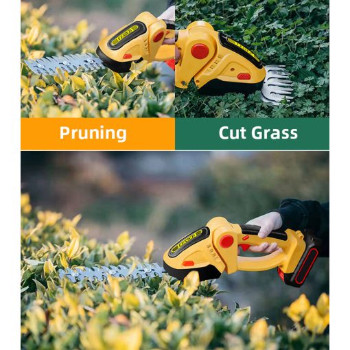 36V Electric Hedge Trimmer Cordless Lawn Mower Machine Grass Hedge Trimmer Rechargeable Grass Cutter Machine Pruning Shear