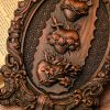 Holy Family Three Sacred Hearts Wall Hanging Art