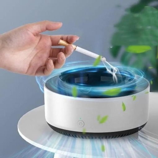 Air Purifier Ashtray Intelligent Electronic Ashtray For Filtering Second-Hand Smoke From Cigarettes Remove Smoking Home Office