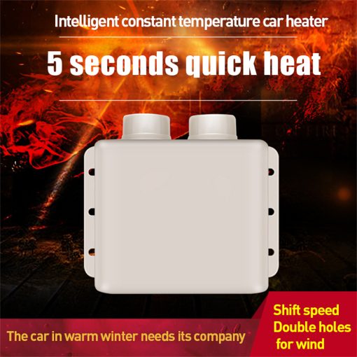 Automotive Car Heater Portable Vehicle Window Defroster Electric Windshield Heating Fan With Double Air Outlet 12V 24V 600W 800W
