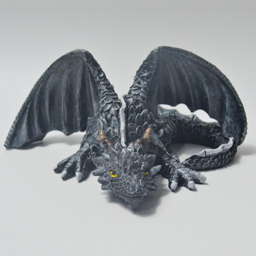 Big Squatting Dragon Gothic Dragon Biplane Noble Dragons Simulation Flying Dragons Resin Crafts Garden Decor Figurine Sculptures