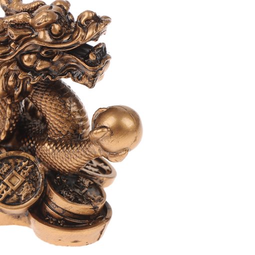 Chinese Auspicious Dragon Statuette Resin Sculpture Decoration Home Decoration