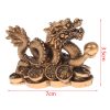 Chinese Auspicious Dragon Statuette Resin Sculpture Decoration Home Decoration