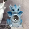 Cute Dragon Sculpture Mini Animal Lighting Ball Home Entrance Children'S Room Desktop Artistic Decorative Ornaments