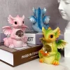 Cute Dragon Sculpture Mini Animal Lighting Ball Home Entrance Children'S Room Desktop Artistic Decorative Ornaments