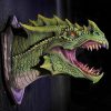 Dragon Legends Prop 3D Wall Mounted Smoked Led Dragon Head With Decor Statue Dinosaur Hanging Wall Light Art Sculpture Wall Z8T7