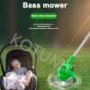 Electric Lawn Mower 18000Rpm Wireless Garden Lawn Weeder Grass Trimmer With 1 Lithium Battery Branch Pruning Tool Cutter