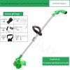 Electric Lawn Mower 18000Rpm Wireless Garden Lawn Weeder Grass Trimmer With 1 Lithium Battery Branch Pruning Tool Cutter