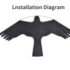 Emulation Flying Hawk Kite Bird Scarer Drive Bird Kite Bird Repellent For Garden Scarecrow Yard Bird Repeller