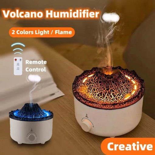 Flame Humidifier Volcano Diffuser Home Decorations