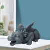 Garden Fountain Dragon Statue Dragons Sculpture Patio Lawn Park Home Decor