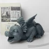 Garden Fountain Dragon Statue Dragons Sculpture Patio Lawn Park Home Decor