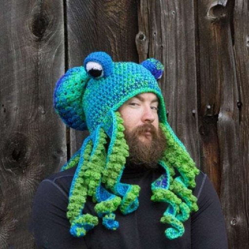 Crochet Octopus Hat