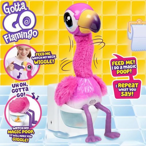 Gotta Go Flamingo Magic Feed Toy