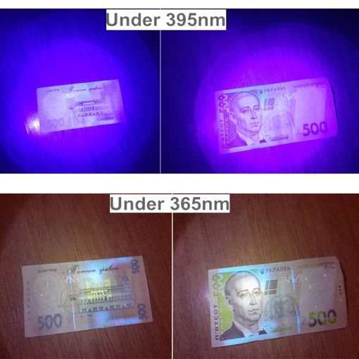 Topcom Uv Led Pen Flashlight 395Nm 380Nm 365Nm Uv Led Light Mini Currency Detector Money Inspection Uv Led Ultra Violet Torch