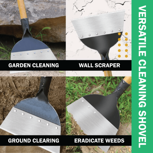 Multifunctional Garden Cleaning Shovel