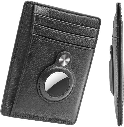 Smart Airtag Leather Wallet