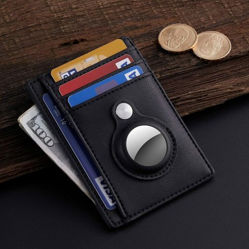 Smart Airtag Leather Wallet