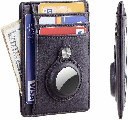 Smart Airtag Leather Wallet