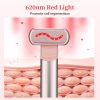 4 In 1 Ems Microcurrent Eye Massager Red Light Sonic Vibration Eye Skin Anti Aging Face Tighten Compress Remove Dark Circles