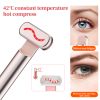 4 In 1 Ems Microcurrent Eye Massager Red Light Sonic Vibration Eye Skin Anti Aging Face Tighten Compress Remove Dark Circles