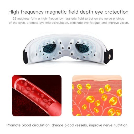 9 Modes Vibration Eye Massager Relieve Fatigue And Dark Circles Magnetic Acupuncture Eye Care Tool Magnetic Therapy Eye Massager