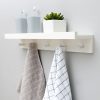 Bamboo Coat Hanger, Coat Hanger, Floating Wall Hanger, Coat Hook, Coat Hanger, Towel Rack