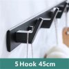 Bathroom Clothes Hanger Wall Hook Towel Hook Coat Rack Hallway Balcony Corner Door Clothes Shelf Key Holder For Kitchen Bedroom