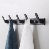 Bathroom Clothes Hanger Wall Hook Towel Hook Coat Rack Hallway Balcony Corner Door Clothes Shelf Key Holder For Kitchen Bedroom