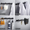 Bathroom Clothes Hanger Wall Hook Towel Hook Coat Rack Hallway Balcony Corner Door Clothes Shelf Key Holder For Kitchen Bedroom