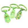 Cawayi Kennel 5/10 Pcs/Set Small Dog St Patrick Day Bow Tie Clover Puppy Dog Supplies Pet Bowtie Small Dogs Cats Bowtie Grooming