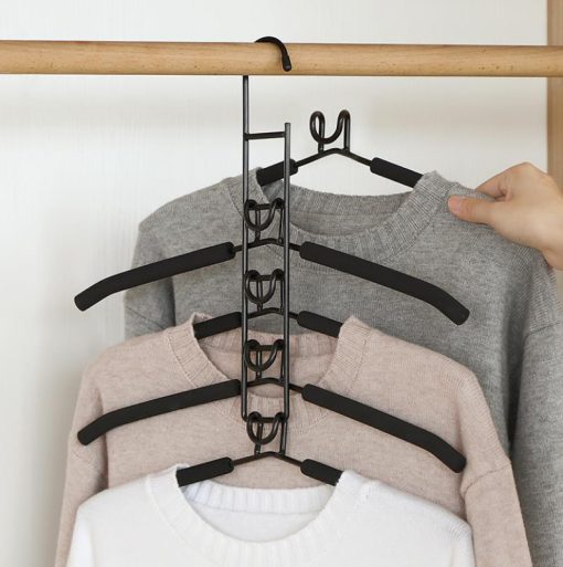 Cabide Multifuncional Wardrobe Hanger,Space-Saving Wardrobe Coat Rack,Detachable Clothes Storage Rack,Connect Hooks For Hanger