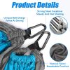 Camping Hammock Travel Portable Hammocks For Outside, Outdoor Lightweight Parachute Nylon Hammocks With Tree Straps Carabiners