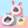 Cute Hamster Cotton House Soft Plush Sleeping Bag Small Animal Nest Guinea Pig Breathable Warm Rooms Hamster Accessories