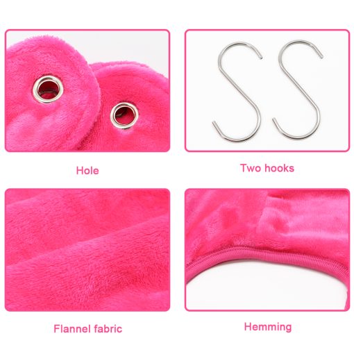 Dog Cat Hammock Helper Soft Flannel Pet Grooming Hammocks Restraint Bag Harness For Nail Clip Trimming Bathing With 2 Hook