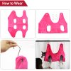 Dog Cat Hammock Helper Soft Flannel Pet Grooming Hammocks Restraint Bag Harness For Nail Clip Trimming Bathing With 2 Hook