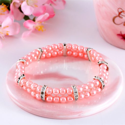 Double Layer Pearls Cat Collar Dog Accessories For Small Dogs Wedding Necklace Jewelry For Female Dogs Kitten Fashion Dog Stuff