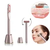 Ems Micro-Current Eye Massager Vibration 360°Rotating Red Light Therapy Skin Rejuvenation Compress Anti-Aging Beauty Device