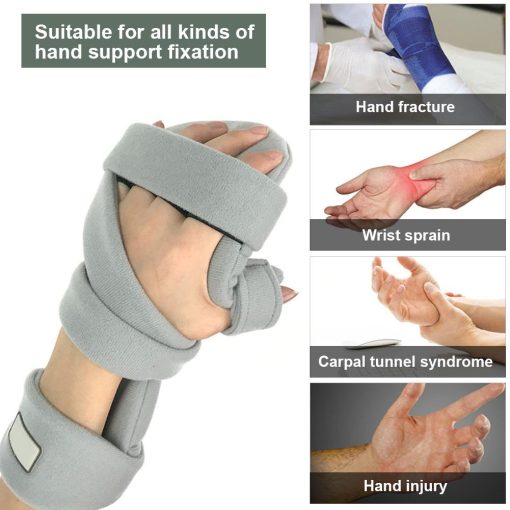 Finger Splint Hand Wrist Fracture Fixed Finger Corrector Splint Old People Stroke Hemiplegic Rehabilitation Training Equipment